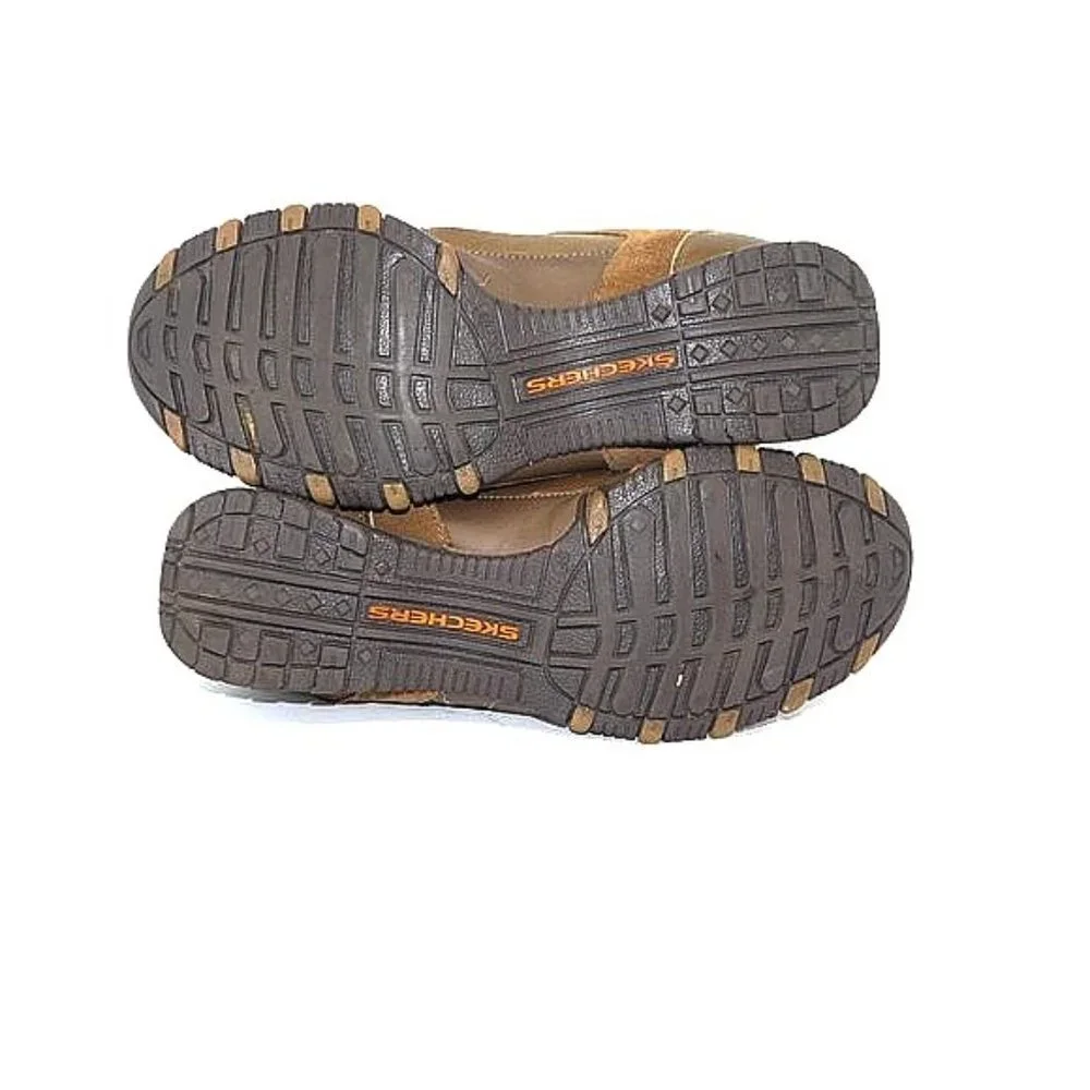Skechers Brown Leather Casual Shoes Style #48912